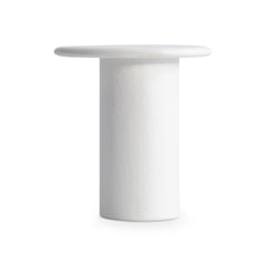 Fresco Chalky White Outdoor Side Table - Ornate Home