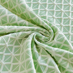Fresh Geometric Sofa Throw Cover, Modern Textured Breathable Couch Protector Blanket - Ornate Home