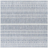 Freshwater White&Blue Outdoor Rug - Clearance - Ornate Home