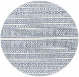 Freshwater White&Blue Outdoor Rug - Clearance - Ornate Home