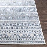 Freshwater White&Blue Outdoor Rug - Clearance - Ornate Home