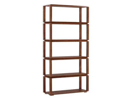 Fresno Brown Bookcase - Ornate Home