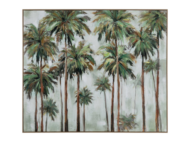 Fresno Green/Brown Canvas - Ornate Home