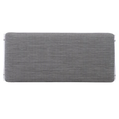 Frey Acrylic/Grey Fabric Bench - Ornate Home