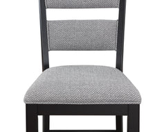 Frey Black/Gray Counter Height Chair (Set of 2) - Ornate Home