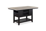 Frey Gray/Black Counter Height Dining Set - Ornate Home