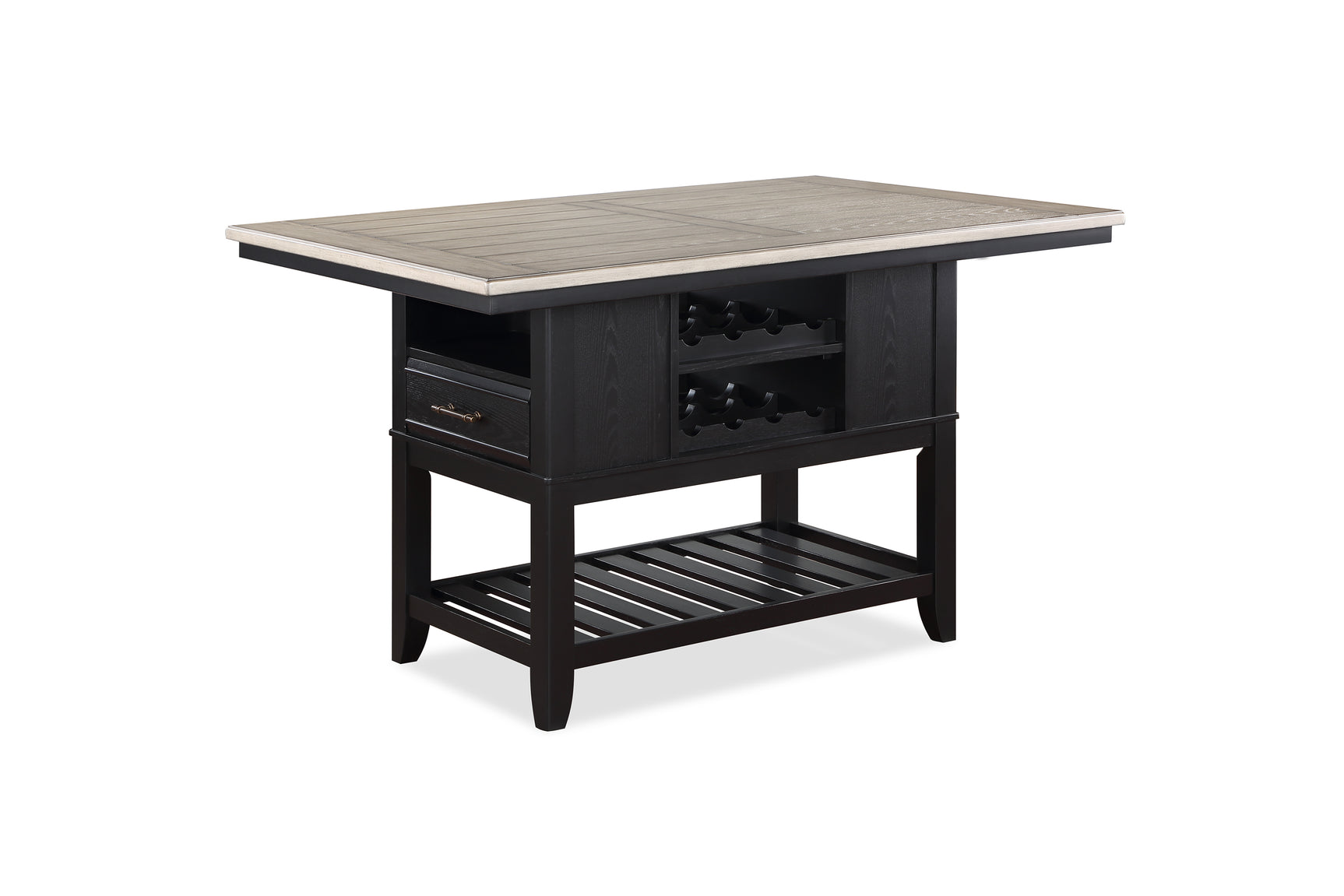 Frey Gray/Black Counter Height Dining Set - Ornate Home