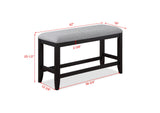 Frey Gray/Black Counter Height Dining Set - Ornate Home