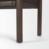 Freya Charcoal/Brown Upholstered Bench - Ornate Home