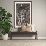 Freya Charcoal/Brown Upholstered Bench - Ornate Home