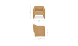 Freya Golden Yellow Accent Chair - Ornate Home