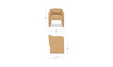 Freya Golden Yellow Dining Chair - Ornate Home