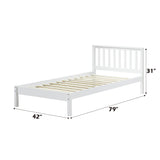 Freya Twin Bed in White - Ornate Home