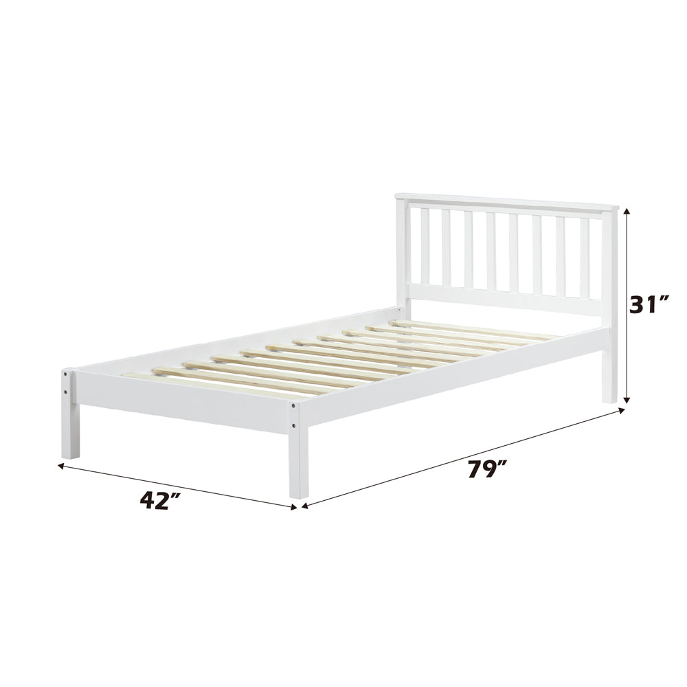Freya Twin Bed in White - Ornate Home