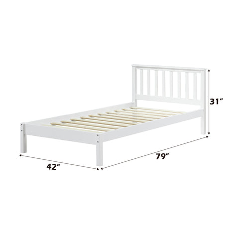 Freya Twin Bed in White - Ornate Home