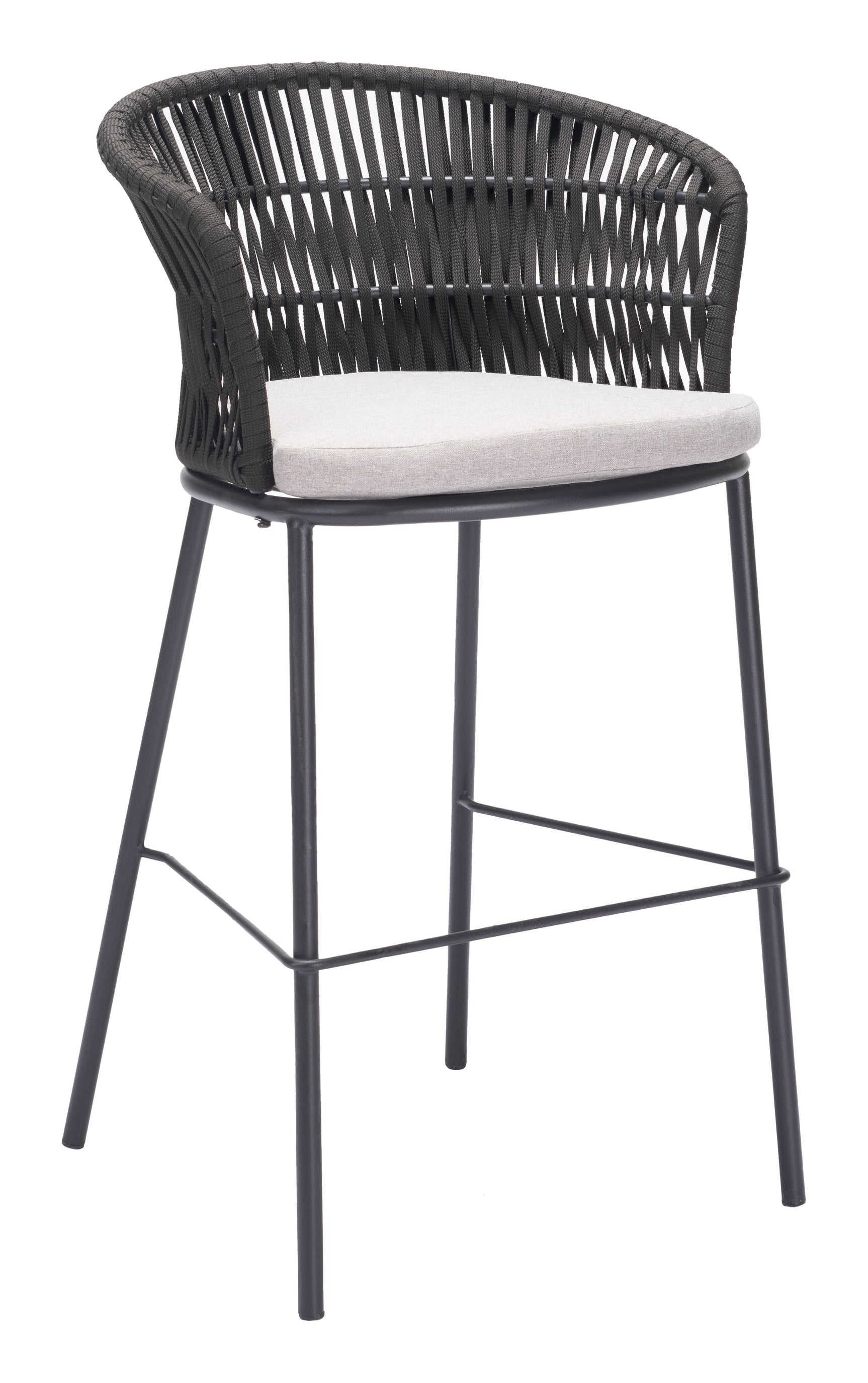 Freycinet Black Barstool (Set of 2) - Ornate Home