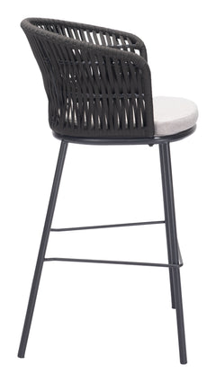 Freycinet Black Barstool (Set of 2) - Ornate Home