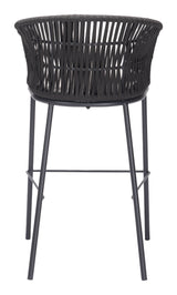 Freycinet Black Barstool (Set of 2) - Ornate Home