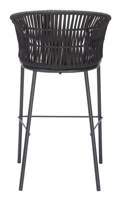 Freycinet Black Barstool (Set of 2) - Ornate Home