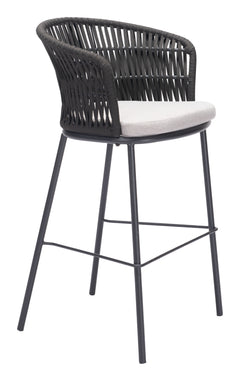 Freycinet Black Barstool (Set of 2) - Ornate Home