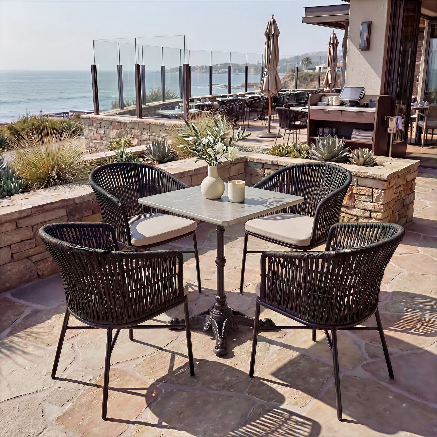 Freycinet Black Dining Chair (Set of 2) - Ornate Home
