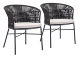 Freycinet Black Dining Chair (Set of 2) - Ornate Home