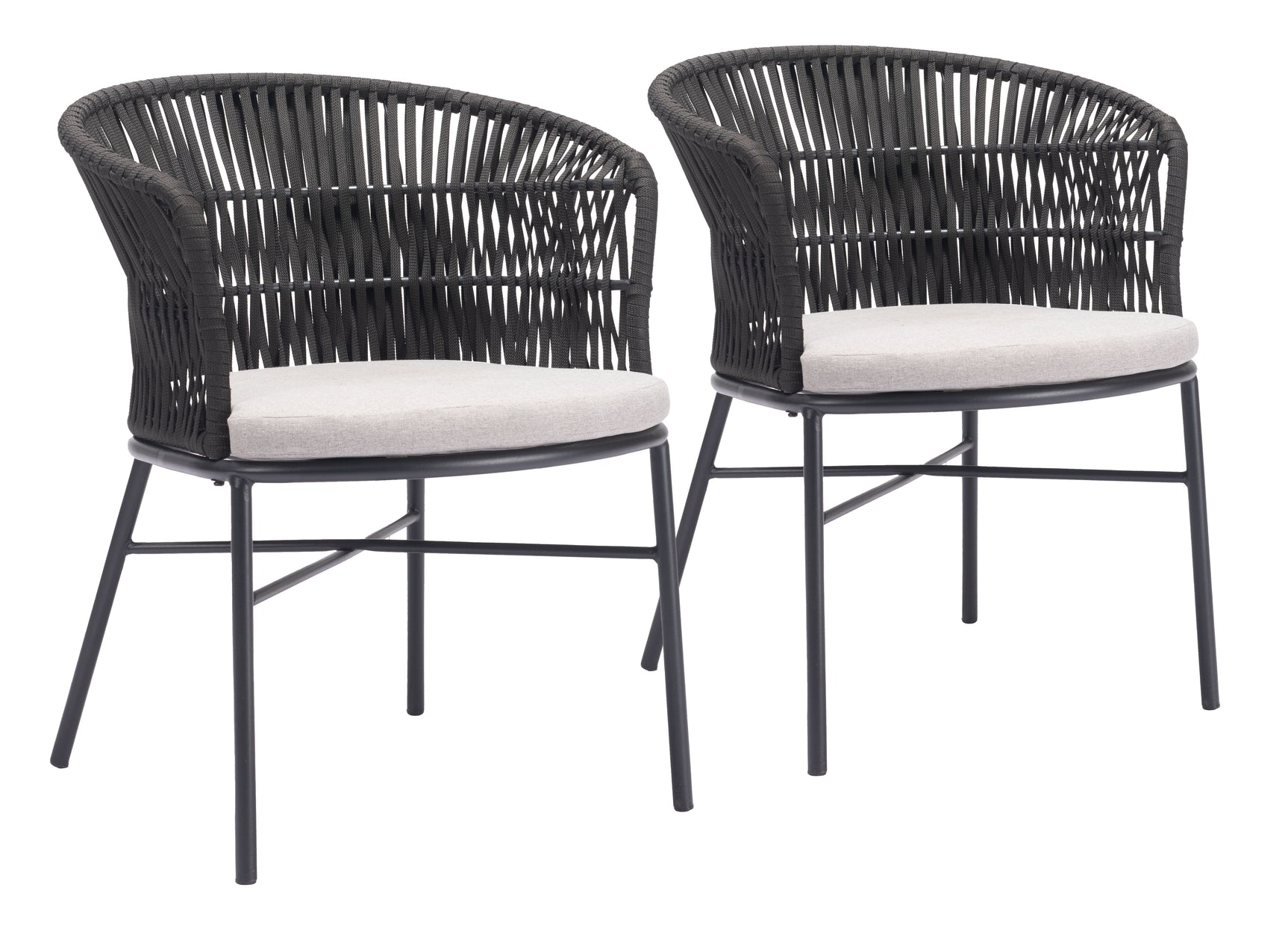 Freycinet Black Dining Chair (Set of 2) - Ornate Home