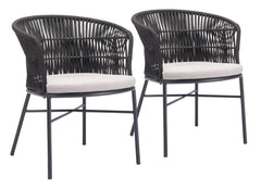 Freycinet Black Dining Chair (Set of 2) - Ornate Home