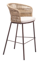 Freycinet Natural Barstool (Set of 2) - Ornate Home