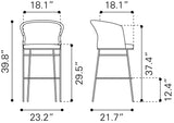 Freycinet Natural Barstool (Set of 2) - Ornate Home