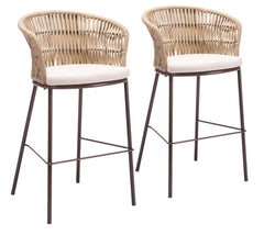 Freycinet Natural Barstool (Set of 2) - Ornate Home