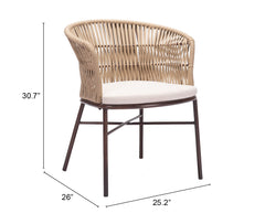 Freycinet Natural Dining Chair (Set of 2) - Ornate Home