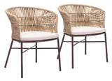 Freycinet Natural Dining Chair (Set of 2) - Ornate Home
