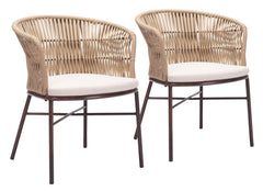 Freycinet Natural Dining Chair (Set of 2) - Ornate Home