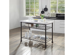 Freyja Kitchen Island - Ornate Home