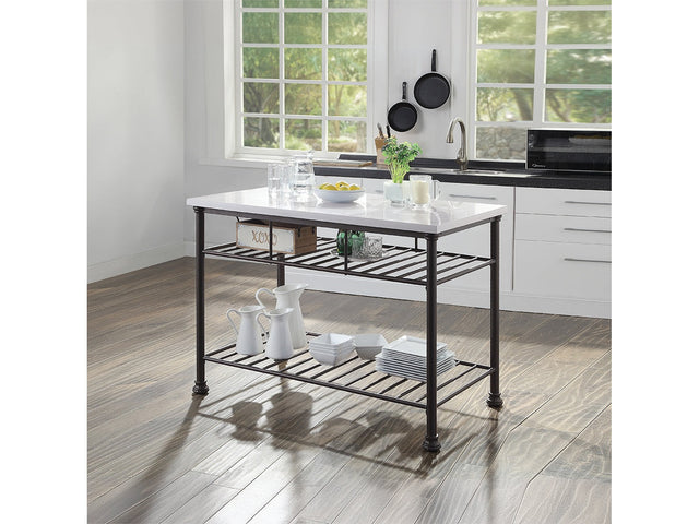 Freyja Kitchen Island - Ornate Home