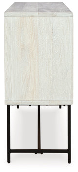 Freyton White/Gray Accent Cabinet (Online Special Price) - Ornate Home