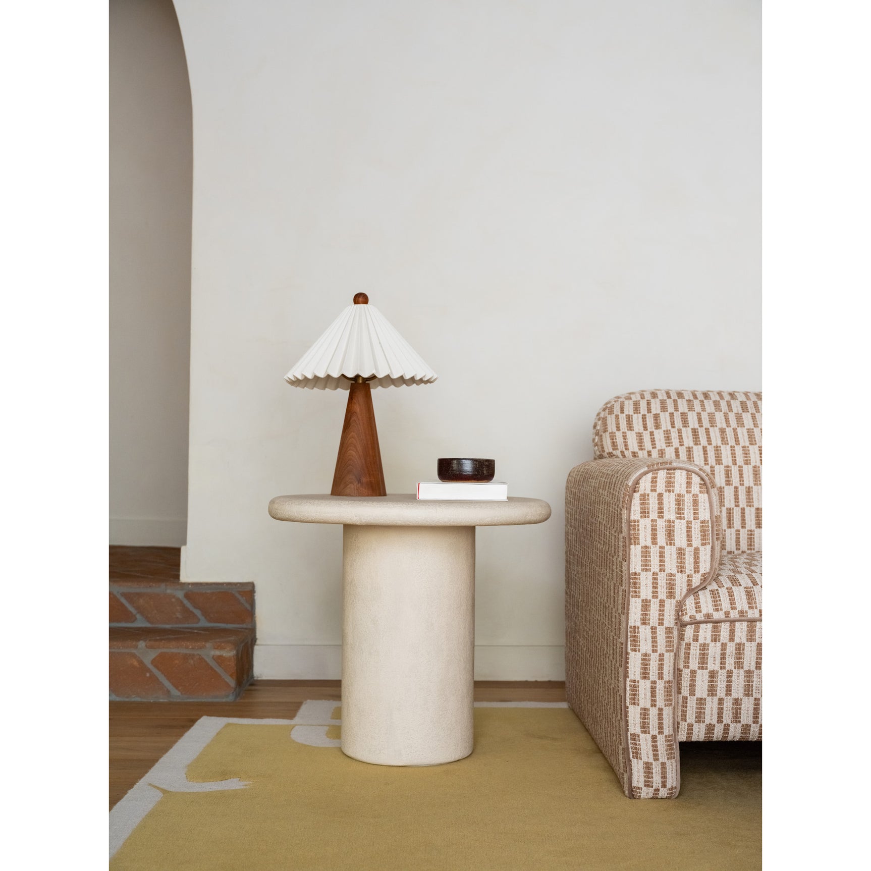 Frida Cream Outdoor Side Table - Ornate Home