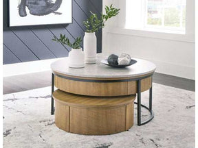 Fridley Nesting Lift Top Coffee Table & Storage Trunk (Set of 2) (Online Special Price) - Ornate Home