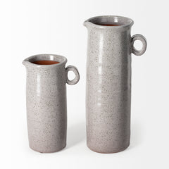 Frieda Gray Small Freckled Ceramic Jug - Ornate Home