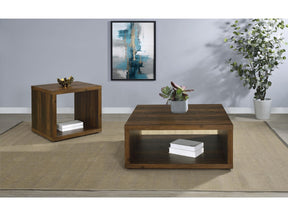 Frisco Dark Pine 2-piece Coffee and End Table Set - Ornate Home