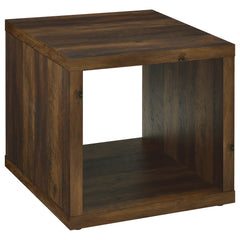 Frisco Dark Pine Square End Table - Ornate Home