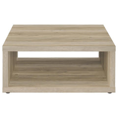 Frisco Distressed Pine Square Coffee Table - Ornate Home