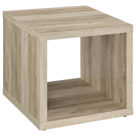 Frisco Distressed Pine Square End Table - Ornate Home