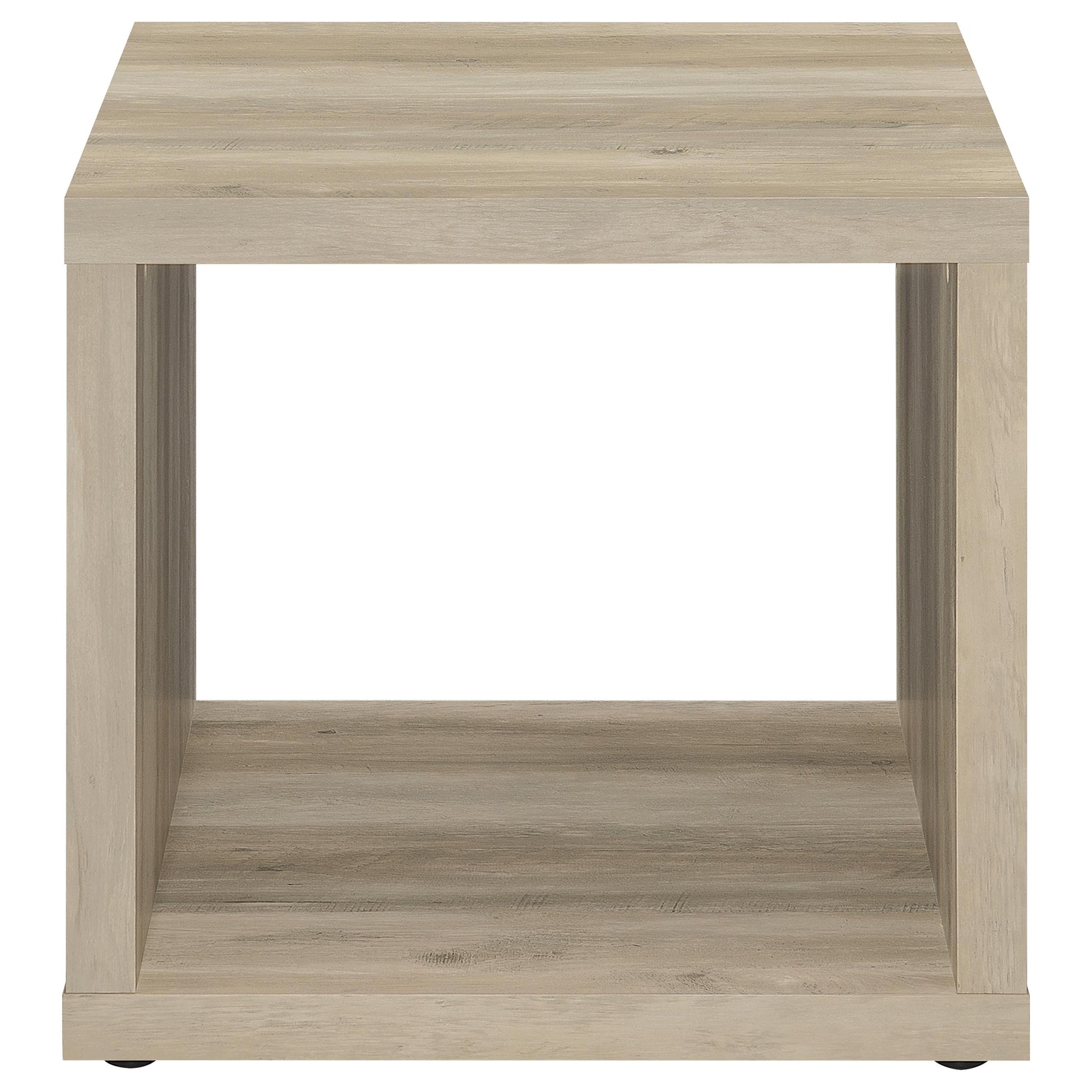 Frisco Distressed Pine Square End Table - Ornate Home