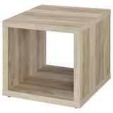 Frisco Distressed Pine Square End Table - Ornate Home