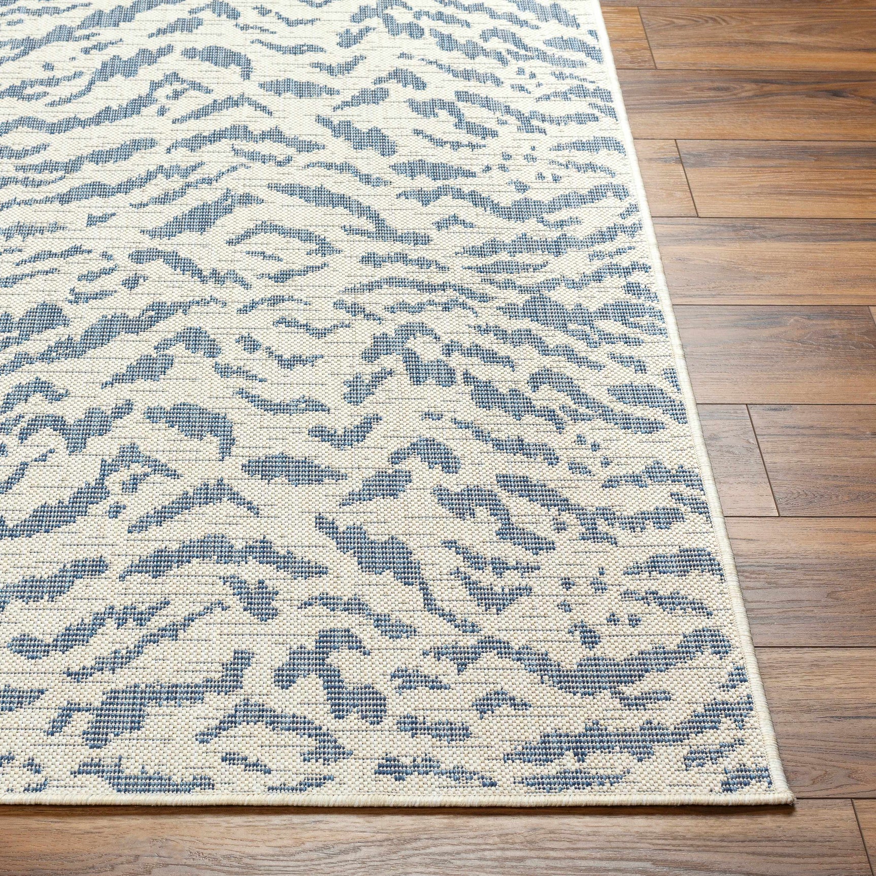 Friso Blue Outdoor Area Rug - Clearance - Ornate Home