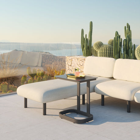 Friss Black Outdoor End Table - Ornate Home