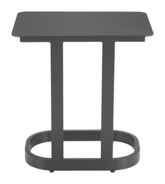 Friss Black Outdoor End Table - Ornate Home