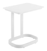 Friss White End Table